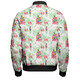 Australia Rainbow Lorikeets Bomber Jacket - Rainbow Lorikeets Colorful Tropical Exotic Flowers Bomber Jacket