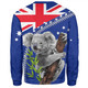 Australia Australia Day Sweatshirt - Koala Happy Australia Day Sweatshirt