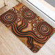 Australia Aboriginal Doormat - Dot Patterns From Indigenous Australian Culture (Brown) Doormat