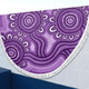 Australia Aboriginal Beach Blanket - Dot Patterns From Indigenous Australian Culture (Purple) Beach Blanket