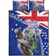 Australia Australia Day Quilt Bed Set - Koala Happy Australia Day Quilt Bed Set