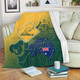 Australia Australia Day Blanket - Australia Coat Of Arms Kangaroo And Koala Sign Blanket