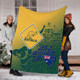 Australia Australia Day Blanket - Australia Coat Of Arms Kangaroo And Koala Sign Blanket