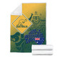 Australia Australia Day Blanket - Australia Coat Of Arms Kangaroo And Koala Sign Blanket
