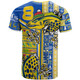 Parramatta Eels Christmas T-Shirt - Custom Merry Chrissy Eels Ho Ho Ho Scratch T-shirt