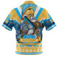 Gold Coast Titans Christmas Custom Hawaiian Shirt - Gold Coast Titans Santa Aussie Big Things Hawaiian Shirt