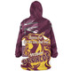 Brisbane Broncos Snug Hoodie - Happy Australia Day We Are One And Free