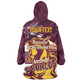 Brisbane Broncos Snug Hoodie - Happy Australia Day We Are One And Free