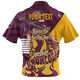 Brisbane Broncos Hawaiian Shirt - Happy Australia Day We Are One And Free V2