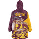 Brisbane Broncos Snug Hoodie - Happy Australia Day We Are One And Free V2