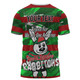 South Sydney Rabbitohs T-Shirt - Happy Australia Day We Are One And Free V2