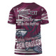 Manly Warringah Sea Eagles T-Shirt - Happy Australia Day We Are One And Free