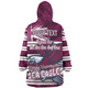 Manly Warringah Sea Eagles Snug Hoodie - Happy Australia Day We Are One And Free