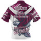 Manly Warringah Sea Eagles Hawaiian Shirt - Happy Australia Day We Are One And Free V2