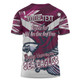 Manly Warringah Sea Eagles T-Shirt - Happy Australia Day We Are One And Free V2