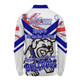 Canterbury-Bankstown Bulldogs Long Sleeve Polo Shirt - Happy Australia Day We Are One And Free V2