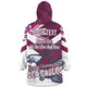 Manly Warringah Sea Eagles Snug Hoodie - Happy Australia Day We Are One And Free V2