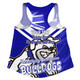 Canterbury-Bankstown Bulldogs Women Racerback Singlet - Happy Australia Day We Are One And Free