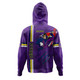 Melbourne Storm Hoodie - Happy Australia Day Flag Scratch Style