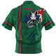 South Sydney Rabbitohs Polo Shirt - Happy Australia Day Flag Scratch Style