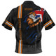 Wests Tigers Polo Shirt - Happy Australia Day Flag Scratch Style