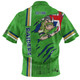 Canberra Raiders Polo Shirt - Happy Australia Day Flag Scratch Style