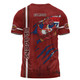 St. George Illawarra Dragons T-Shirt - Happy Australia Day Flag Scratch Style