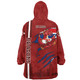 St. George Illawarra Dragons Snug Hoodie - Happy Australia Day Flag Scratch Style