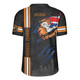 Wests Tigers Rugby Jersey - Happy Australia Day Flag Scratch Style