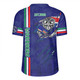 New Zealand Warriors Rugby Jersey - Happy Australia Day Flag Scratch Style