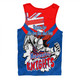 Newcastle Knights Men Singlet - Happy Australia Day We Are One And Free