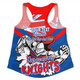 Newcastle Knights Women Racerback Singlet - Happy Australia Day We Are One And Free