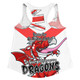 St. George Illawarra Dragons Women Racerback Singlet - Happy Australia Day We Are One And Free