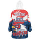 Sydney Roosters Snug Hoodie - Happy Australia Day We Are One And Free