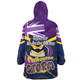 Melbourne Storm Snug Hoodie - Happy Australia Day We Are One And Free