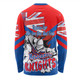 Newcastle Knights Long Sleeve T-shirt - Happy Australia Day We Are One And Free