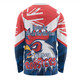 Sydney Roosters Long Sleeve T-shirt - Happy Australia Day We Are One And Free