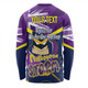 Melbourne Storm Long Sleeve T-shirt - Happy Australia Day We Are One And Free