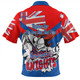 Newcastle Knights Zip Polo Shirt - Happy Australia Day We Are One And Free