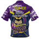 Melbourne Storm Zip Polo Shirt - Happy Australia Day We Are One And Free