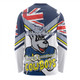 North Queensland Cowboys Long Sleeve T-shirt - Happy Australia Day We Are One And Free V2
