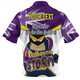 Melbourne Storm Zip Polo Shirt - Happy Australia Day We Are One And Free V2