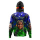 Australia Torres Strait Islands Custom Hoodie - Aboriginal Dot Art Indigenous Handprints Personalised Photo Hoodie