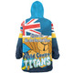 Gold Coast Titans Snug Hoodie - Happy Australia Day We Are One And Free