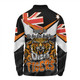 Wests Tigers Long Sleeve Polo Shirt - Happy Australia Day We Are One And Free