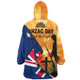 Australia Anzac Day Snug Hoodie - Anzac Day Flag Lest We Forget Snug Hoodie