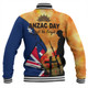 Australia Anzac Day Baseball Jacket - Anzac Day Flag Lest We Forget Baseball Jacket