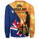 Australia Anzac Day Sweatshirt - Anzac Day Flag Lest We Forget Sweatshirt