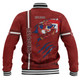 St. George Illawarra Dragons Baseball Jacket - Happy Australia Day Flag Scratch Style