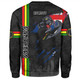 Penrith Panthers Sweatshirt - Happy Australia Day Flag Scratch Style